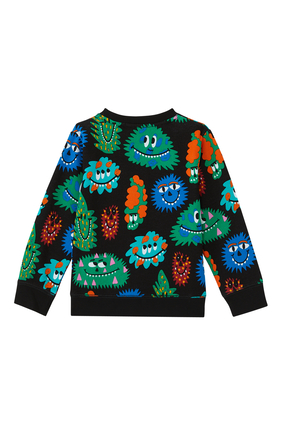 Kids Cotton Monster Jersey Sweatshirt